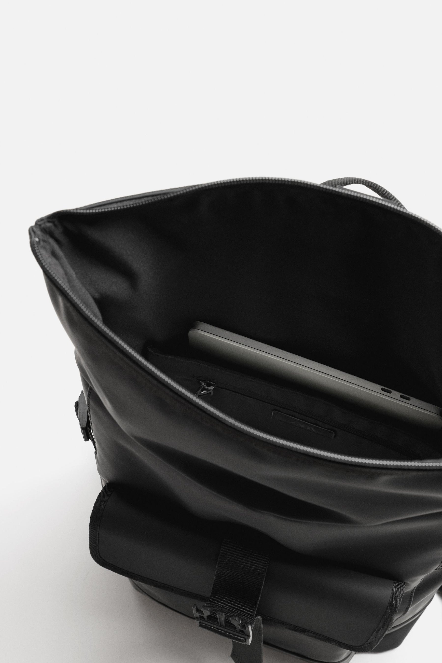 RUBBERISED FLAP BACKPACK - Image 6
