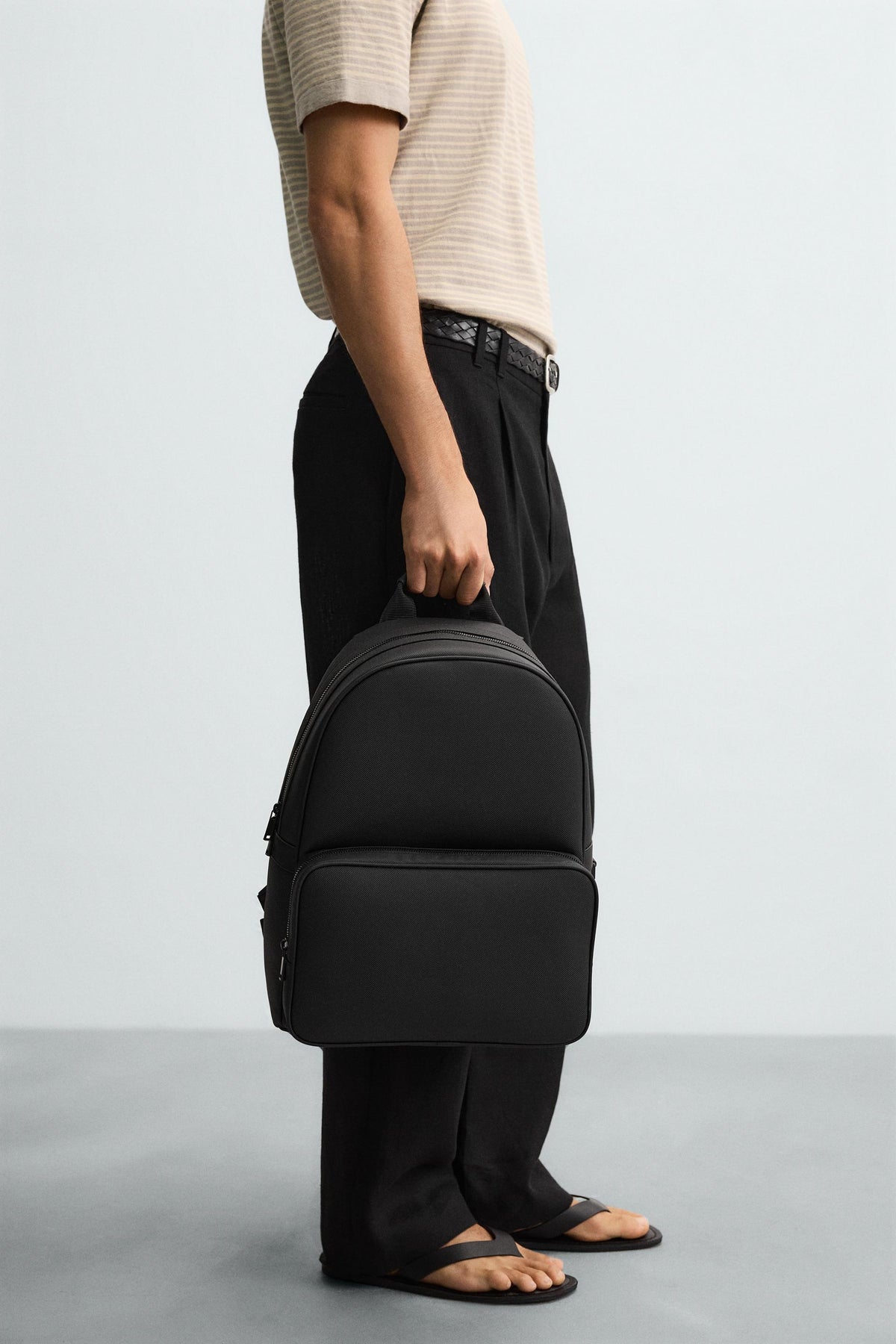 RUBBERISED TEXTURE BACKPACK - Image 2