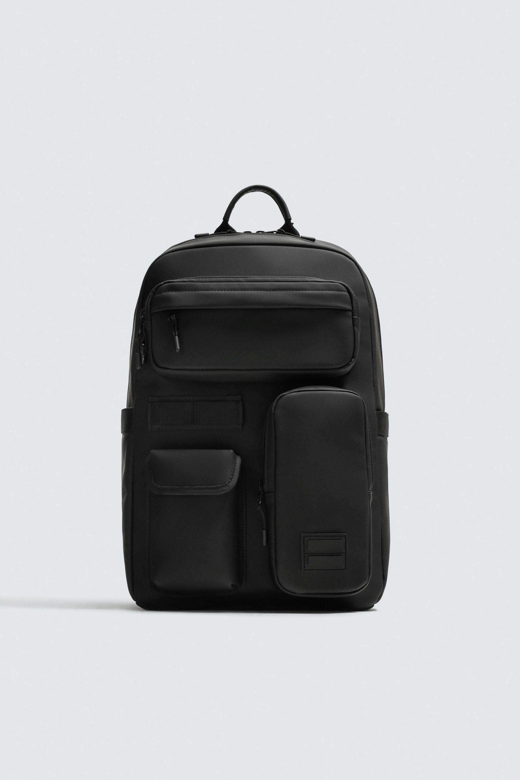 RUBBERISED MULTI-POCKET BACKPACK - Image 4