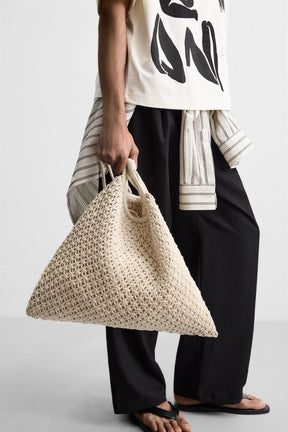 MACRAMÉ SHOPPER BAG