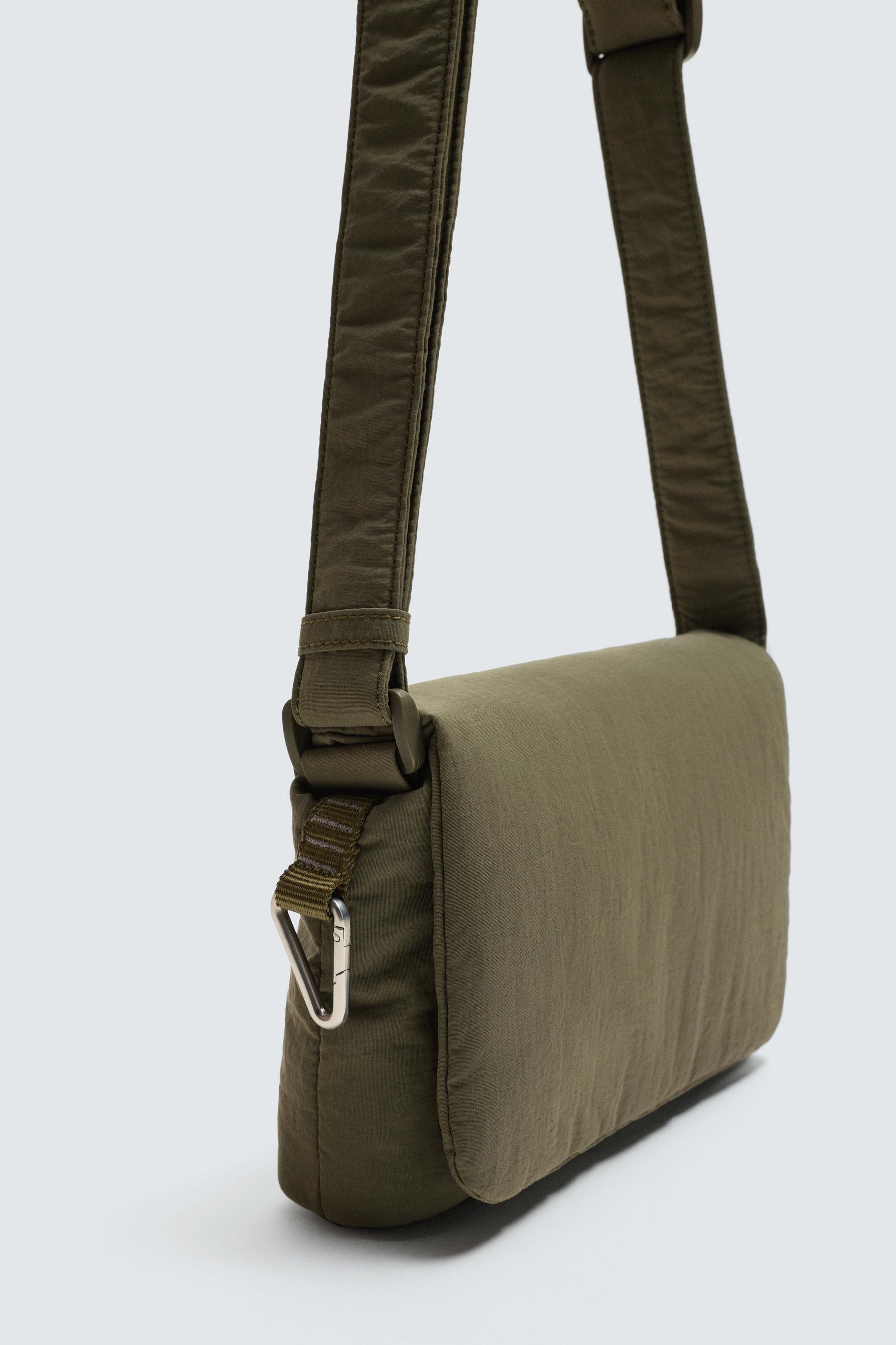 NYLON FLAP CROSSBODY BAG - Image 5