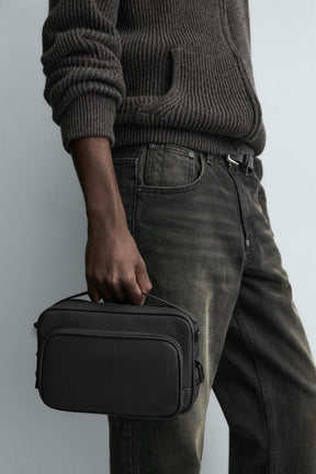 TEXTURED CROSSBODY BAG - Image 1