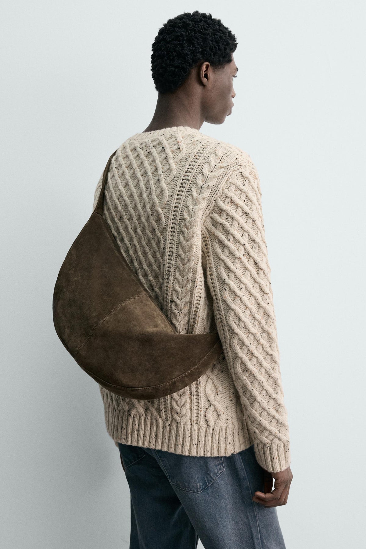 LEATHER SHOULDER BAG - Image 2