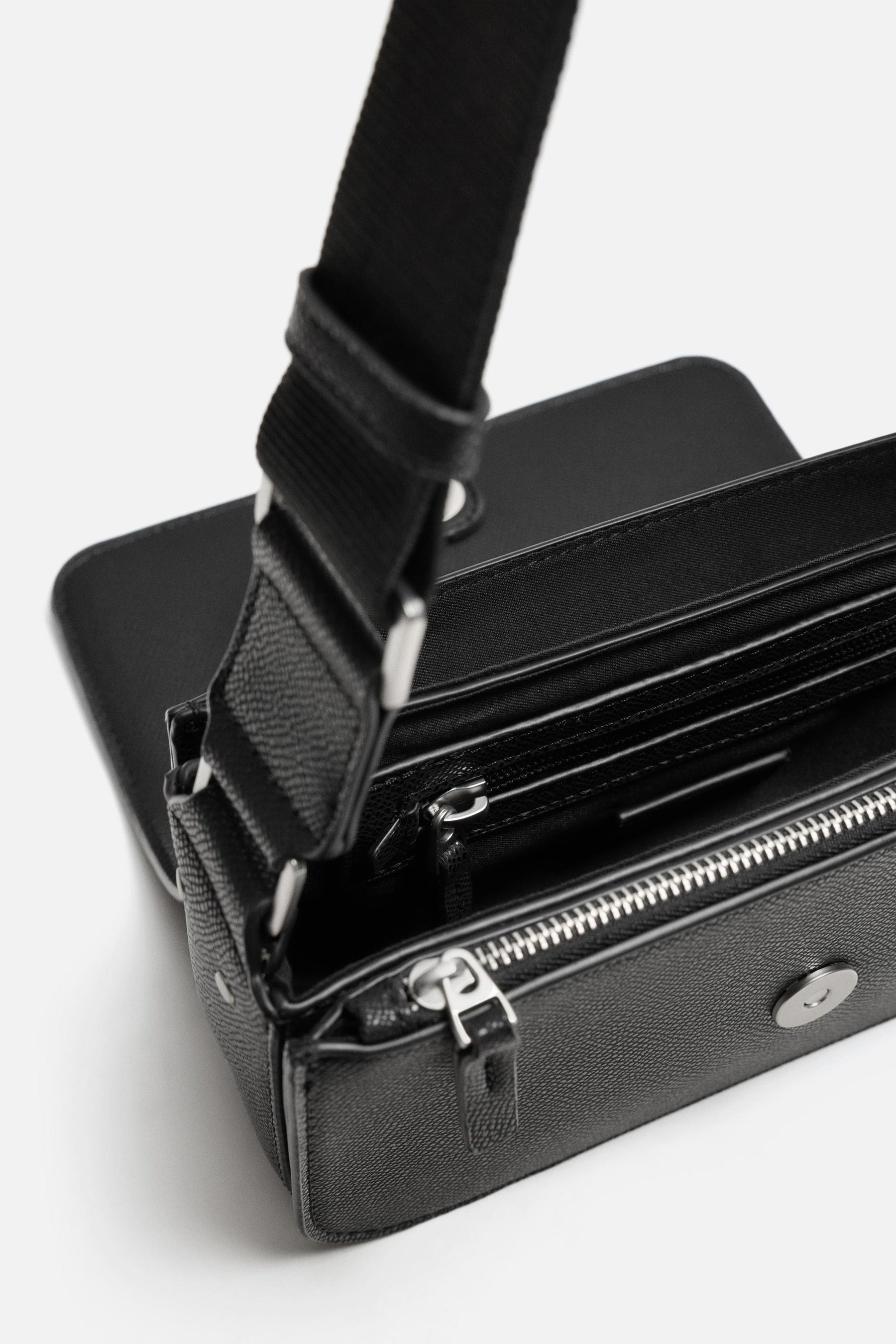 TEXTURED CROSSBODY BAG - Image 6