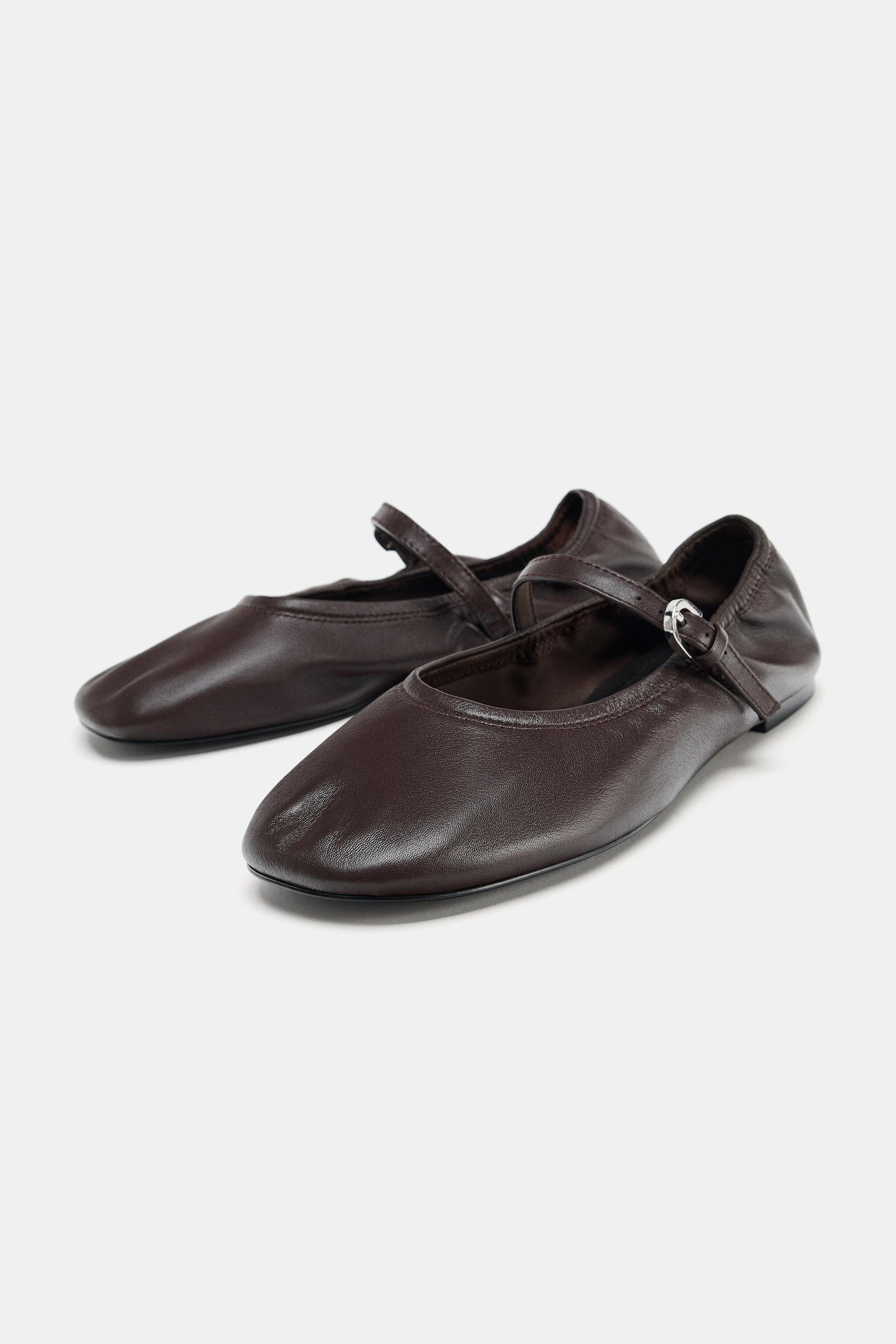 Leather Ballet Flats