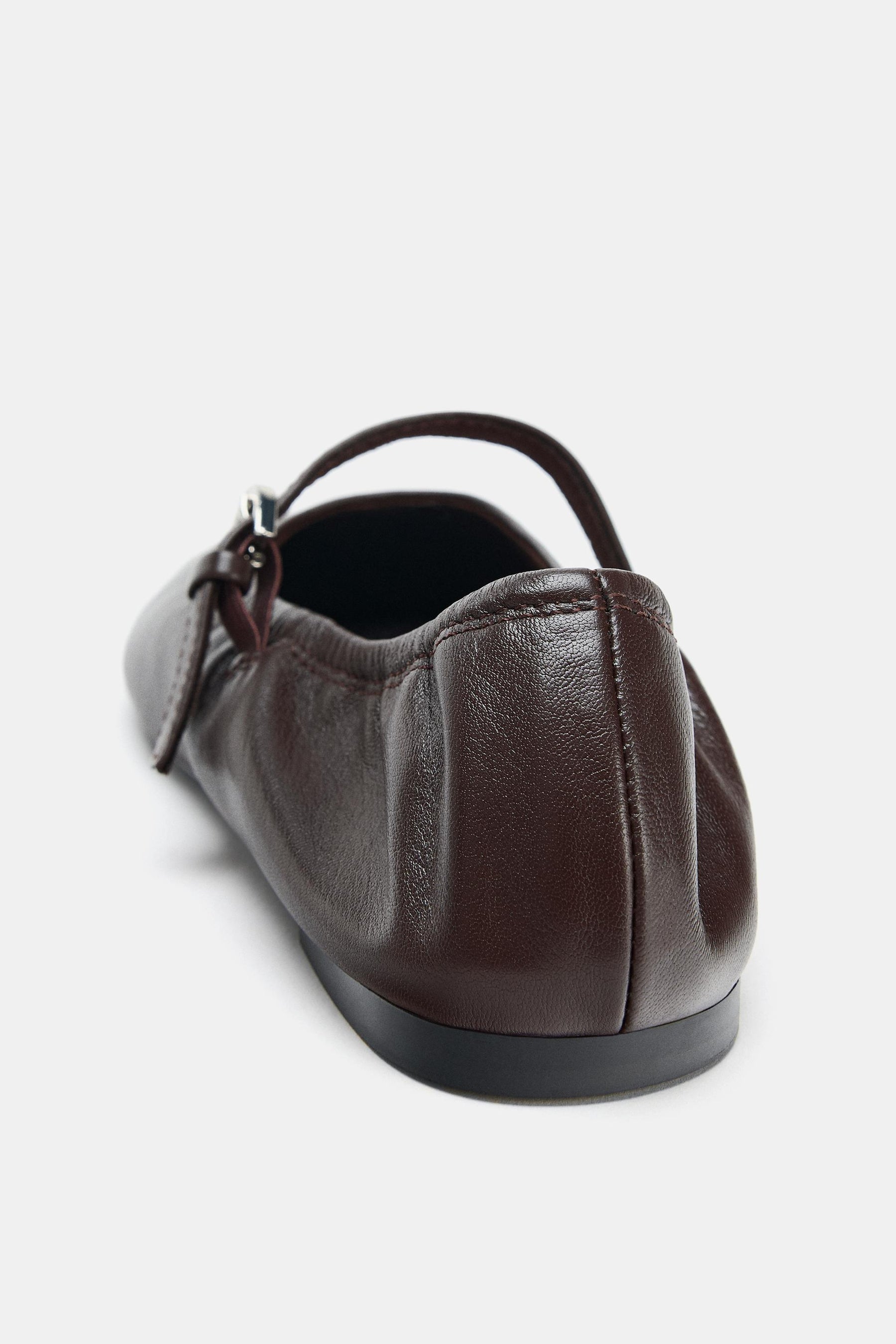 Leather Ballet Flats