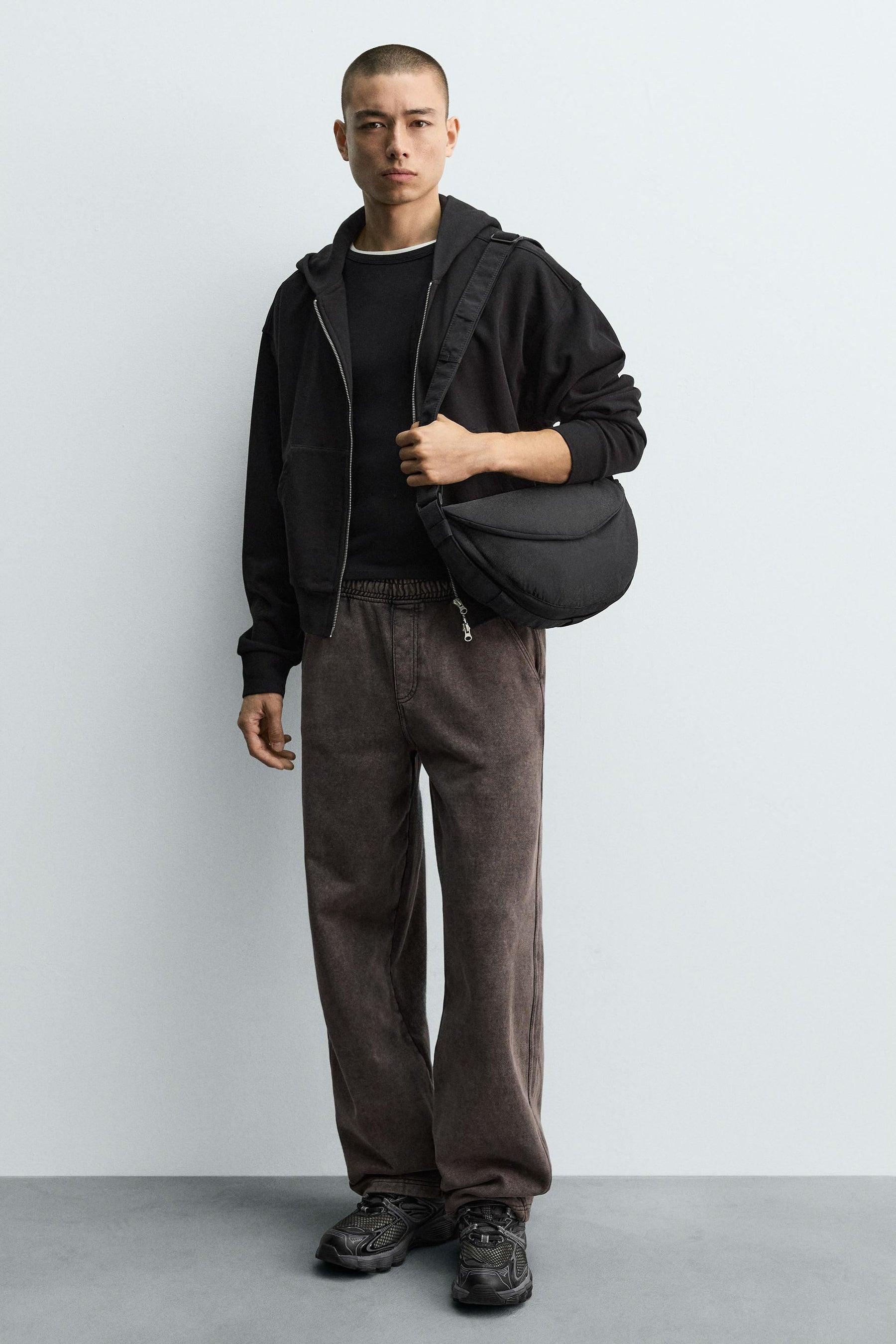 NYLON FLAP CROSSBODY BAG