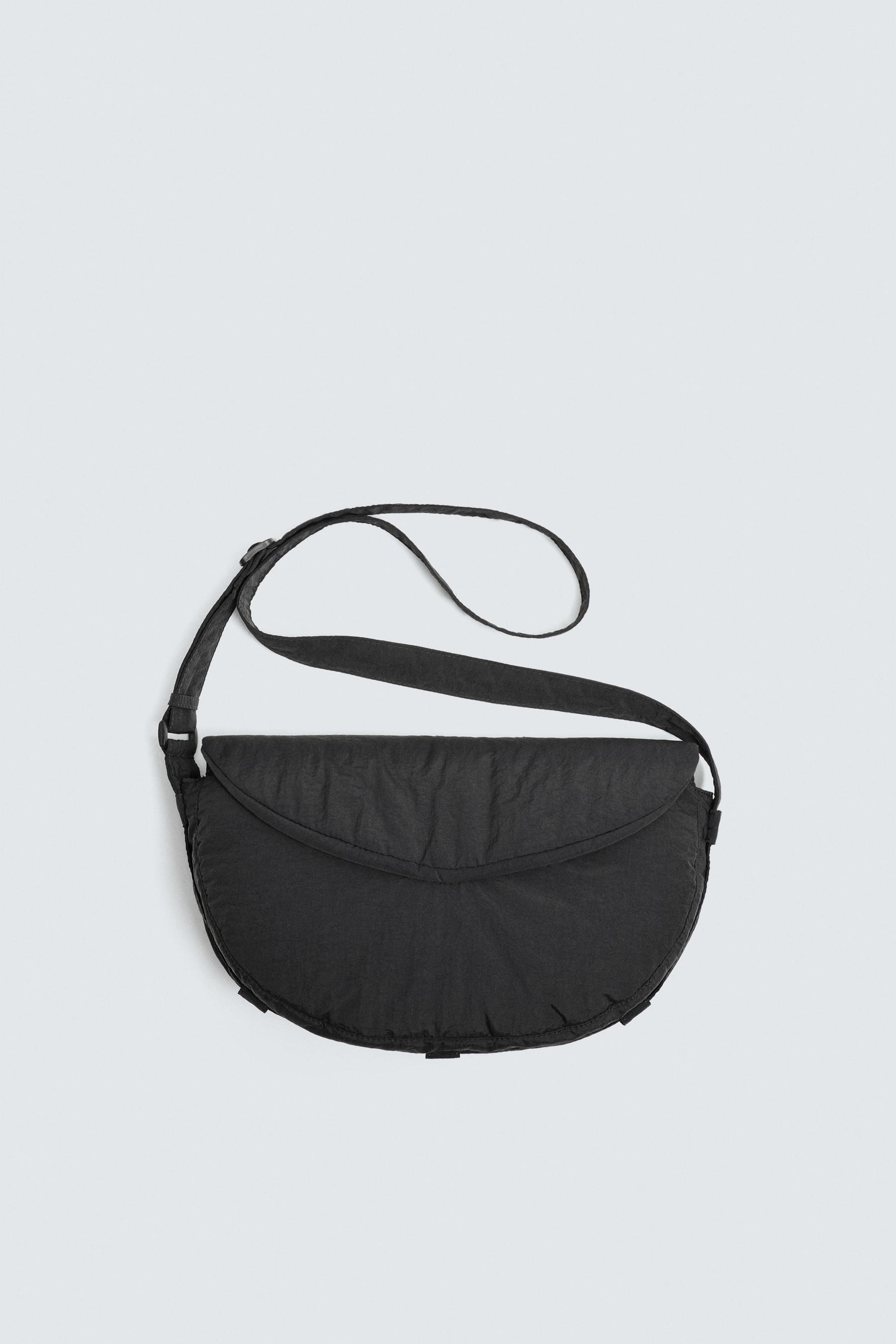 NYLON FLAP CROSSBODY BAG