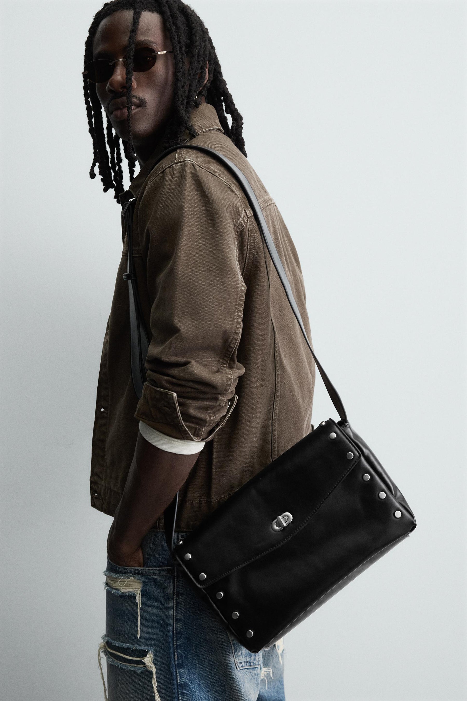 CROSSBODY BAG WITH METAL DETAIL - Image 1