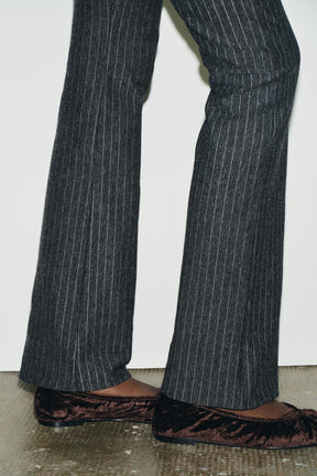 Velvet Ballet Flats with