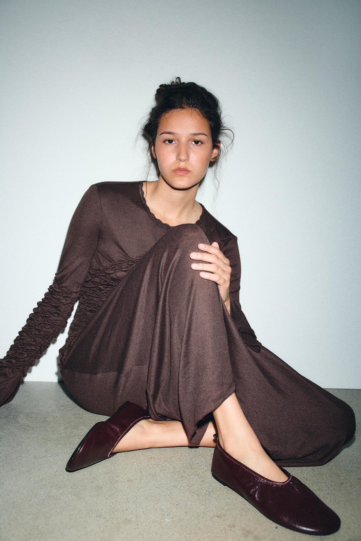 Leather Ballet Flats