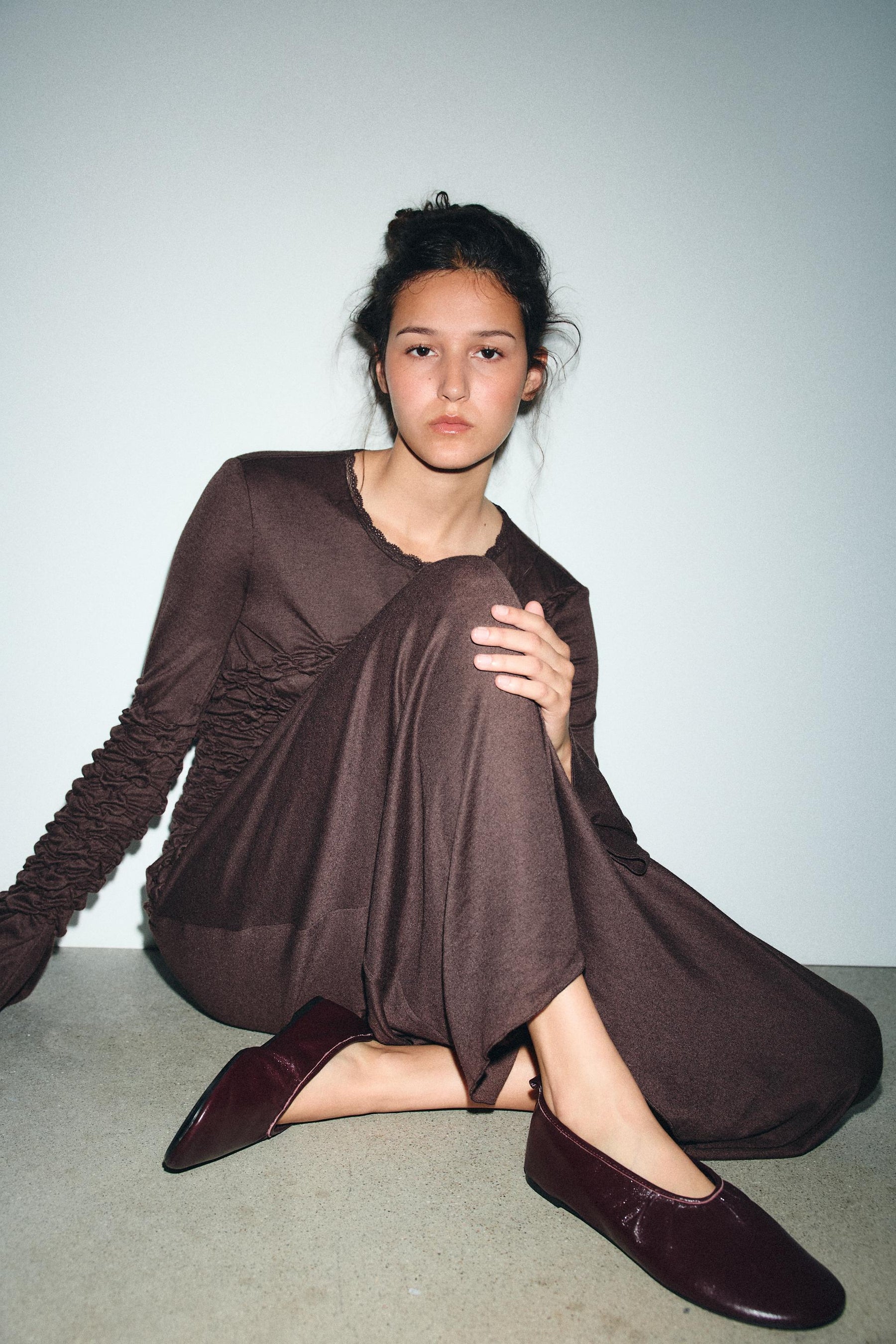 Leather Ballet Flats