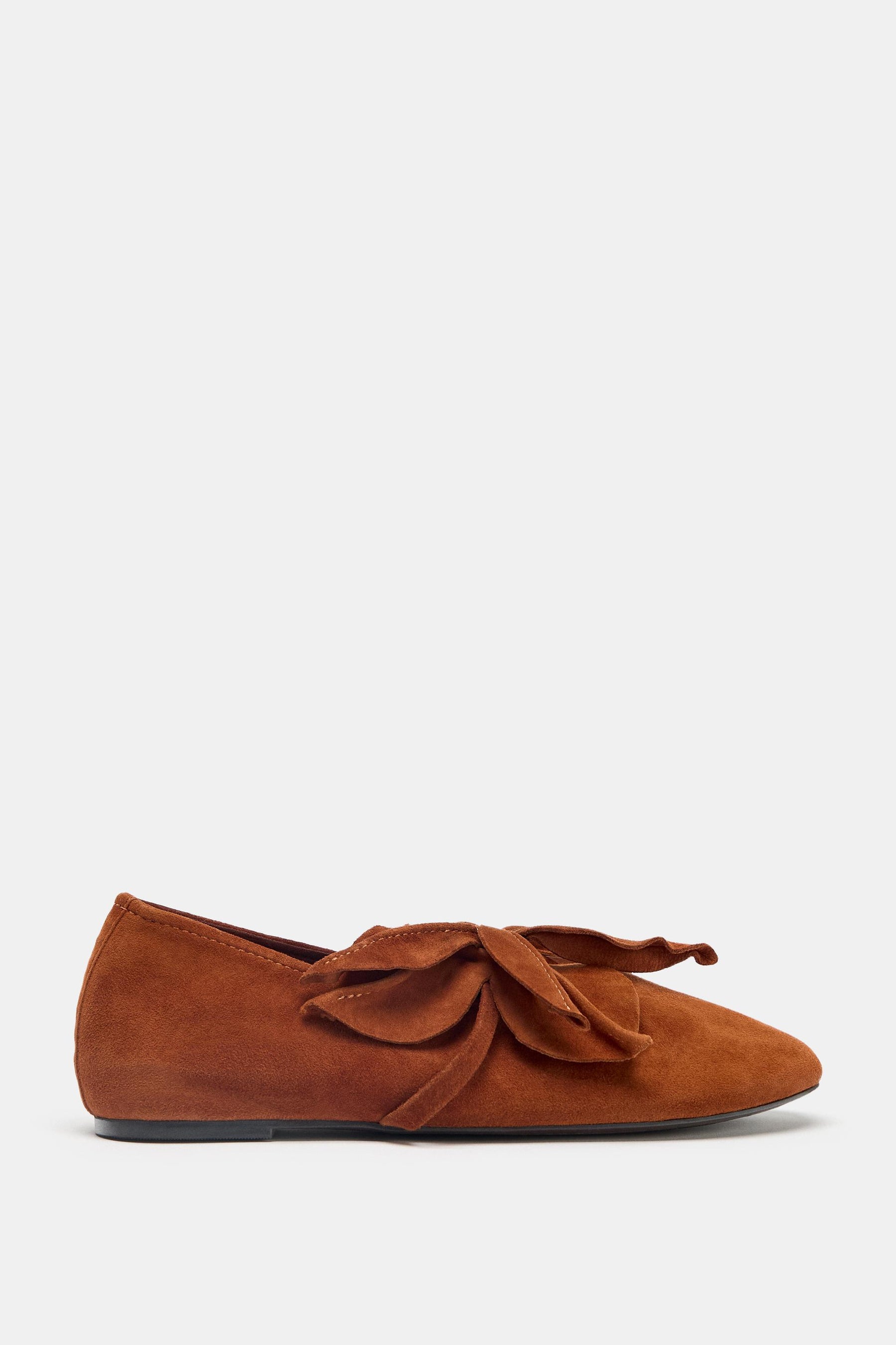 Leather Ballerina Flats
