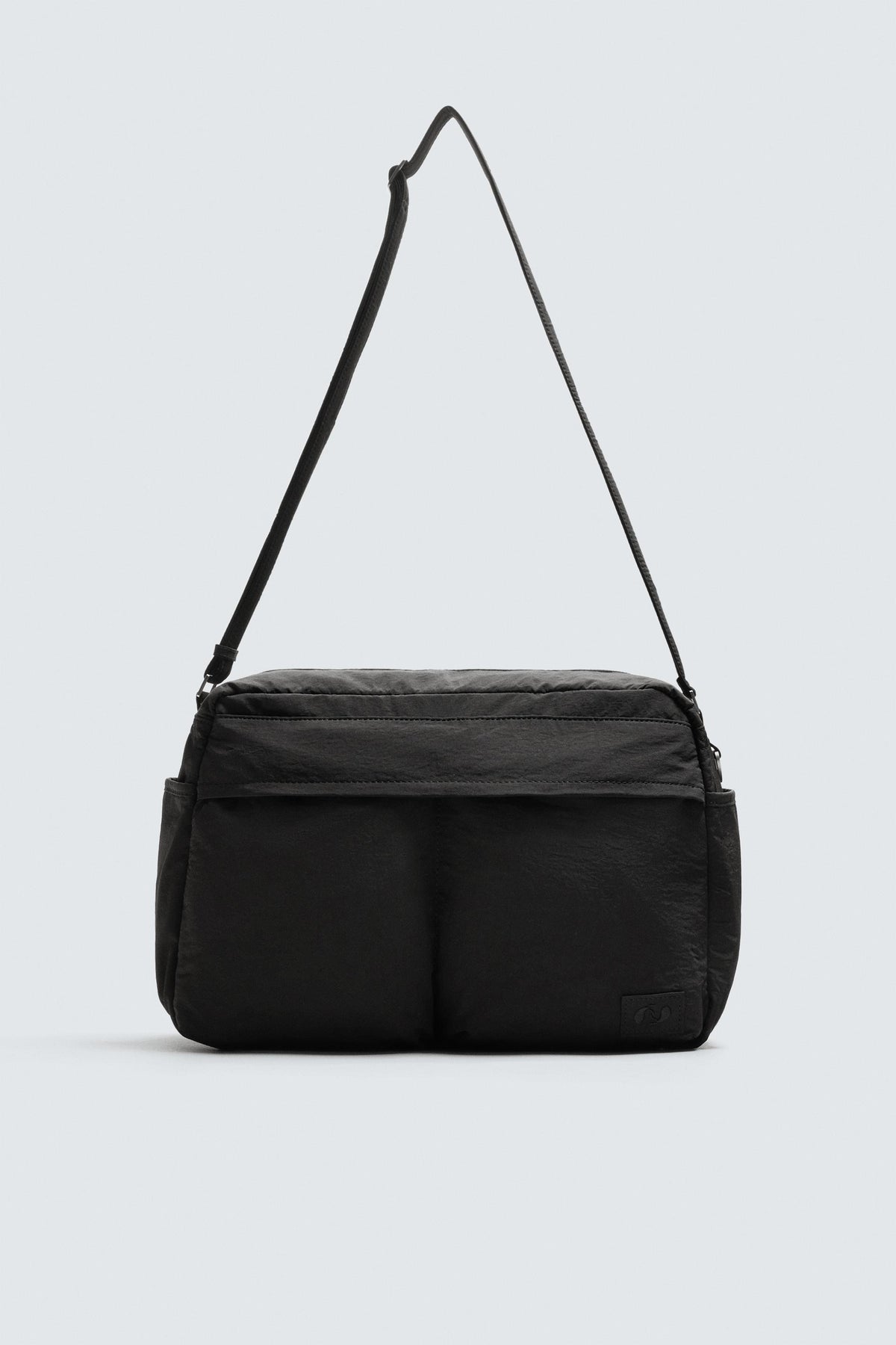 MULTI-POCKET NYLON CROSSBODY BAG