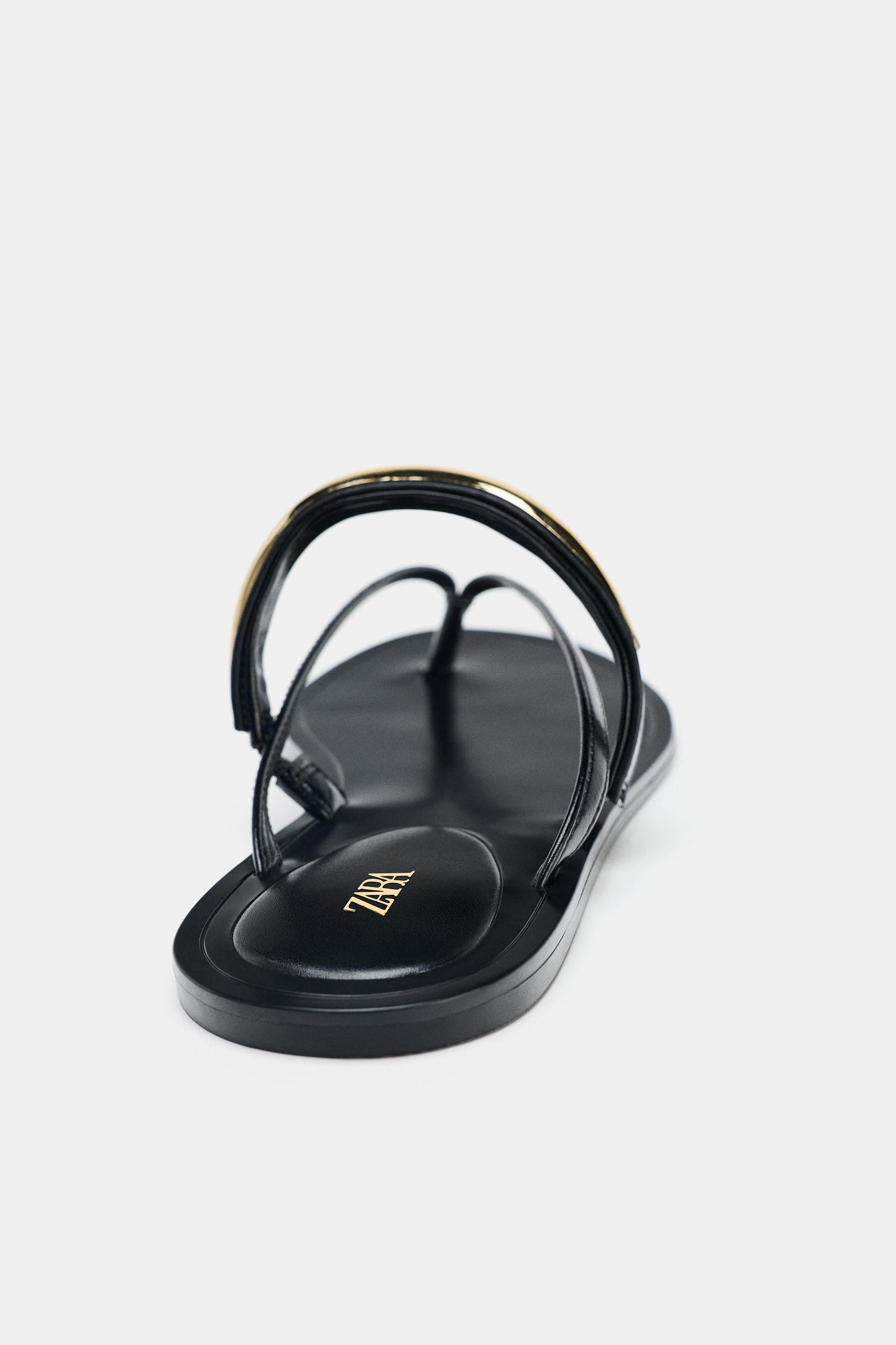 Metal-Appliqué Sandals