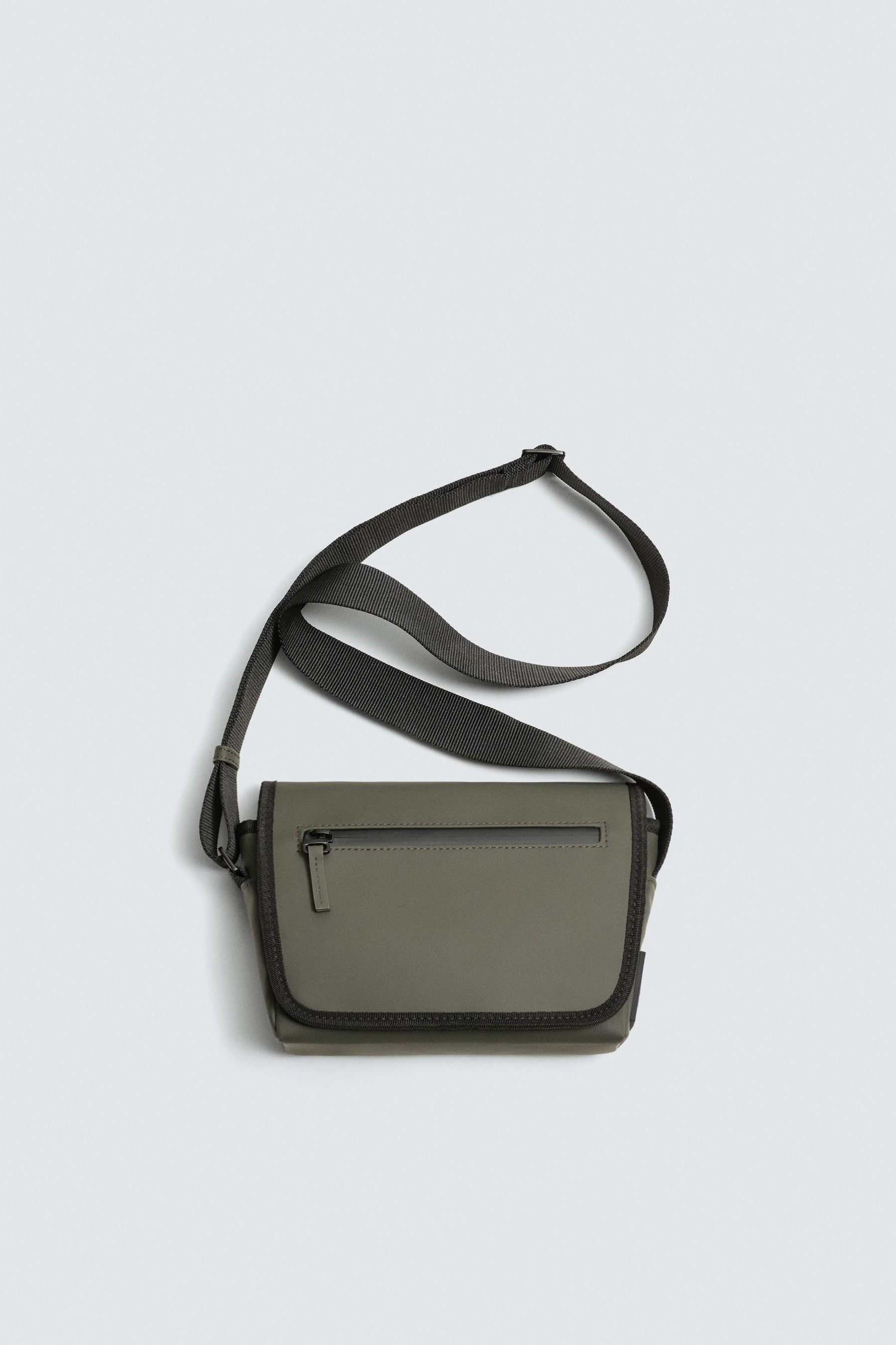 RUBBERISED CROSSBODY BAG