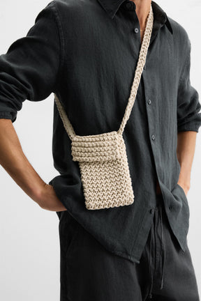 MACRAMÉ CROSSBODY BAG