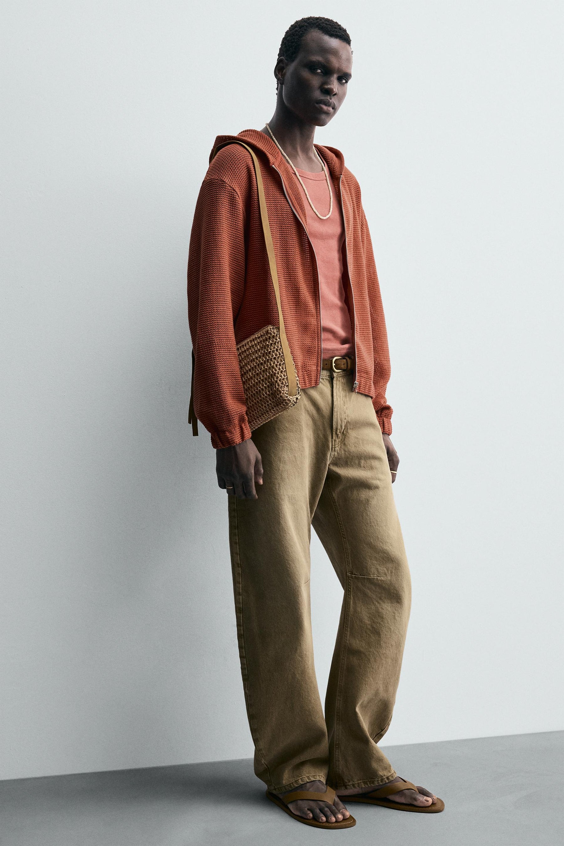 BRAIDED CROSSBODY BAG - Image 1