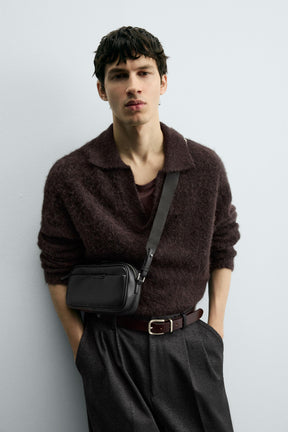 PLAIN CROSSBODY BAG - Image 1