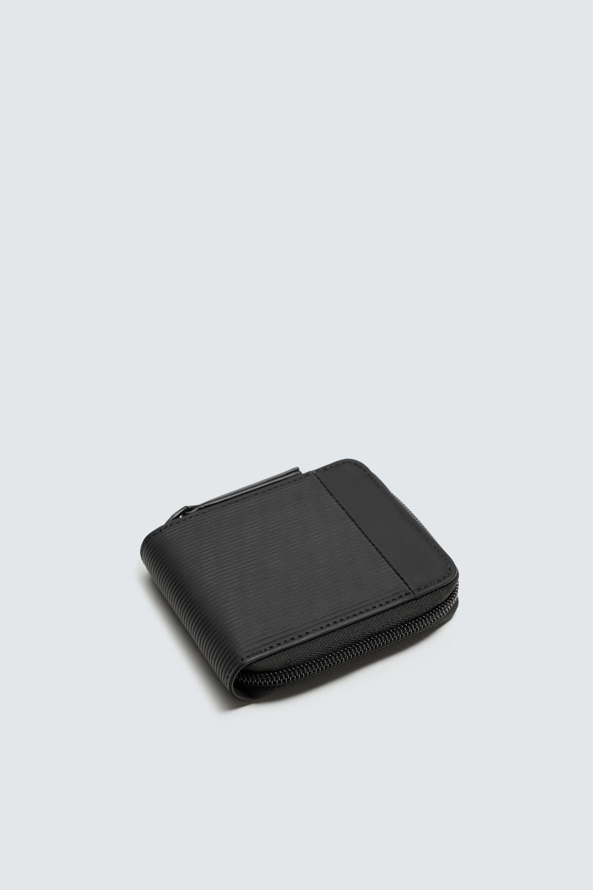 RUBBERISED WALLET WITH ZIP