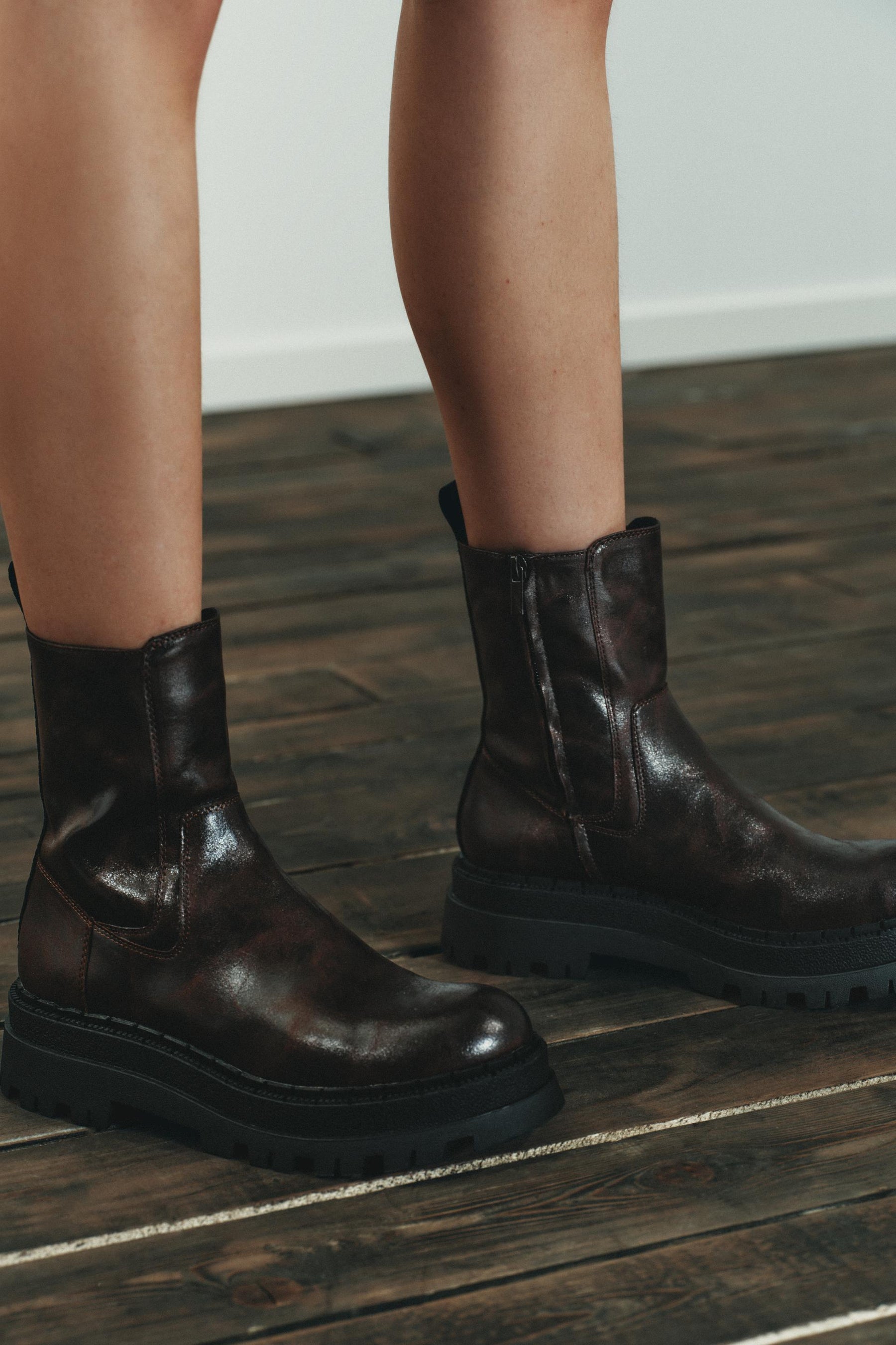 Platform Ankle Boots