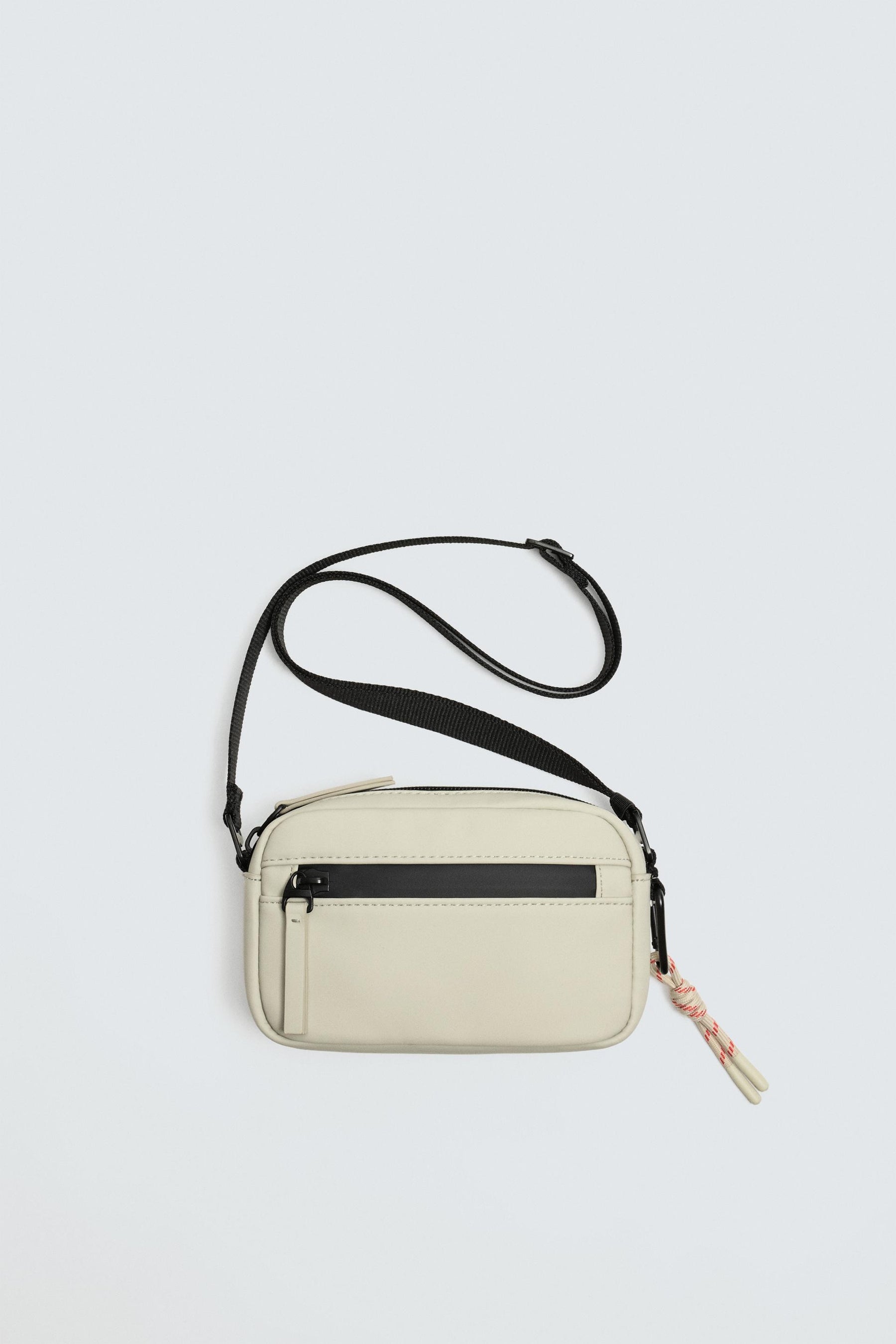 RUBBERISED CROSSBODY BAG
