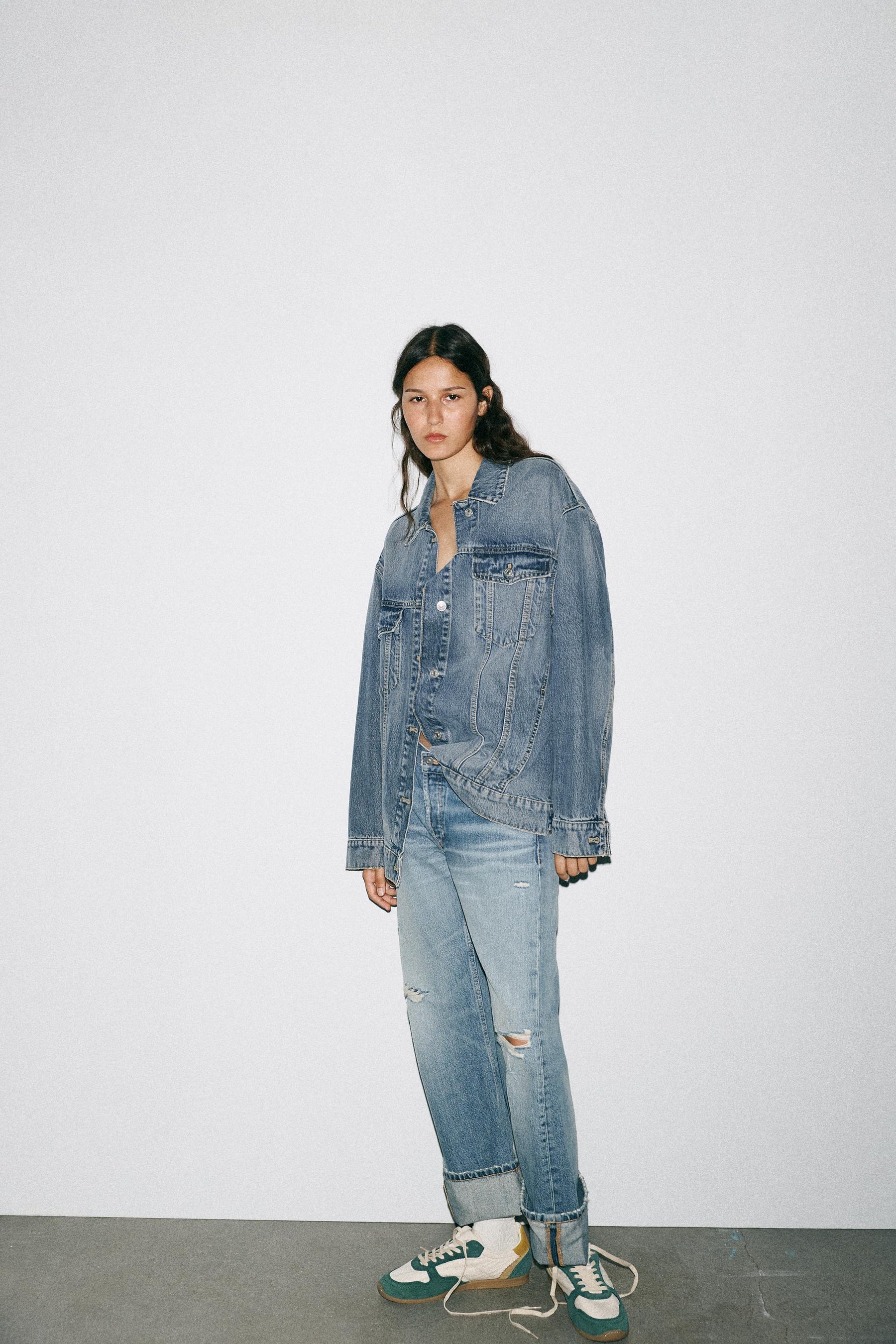 COLOUR BLOCK RUNNING TRAINERS