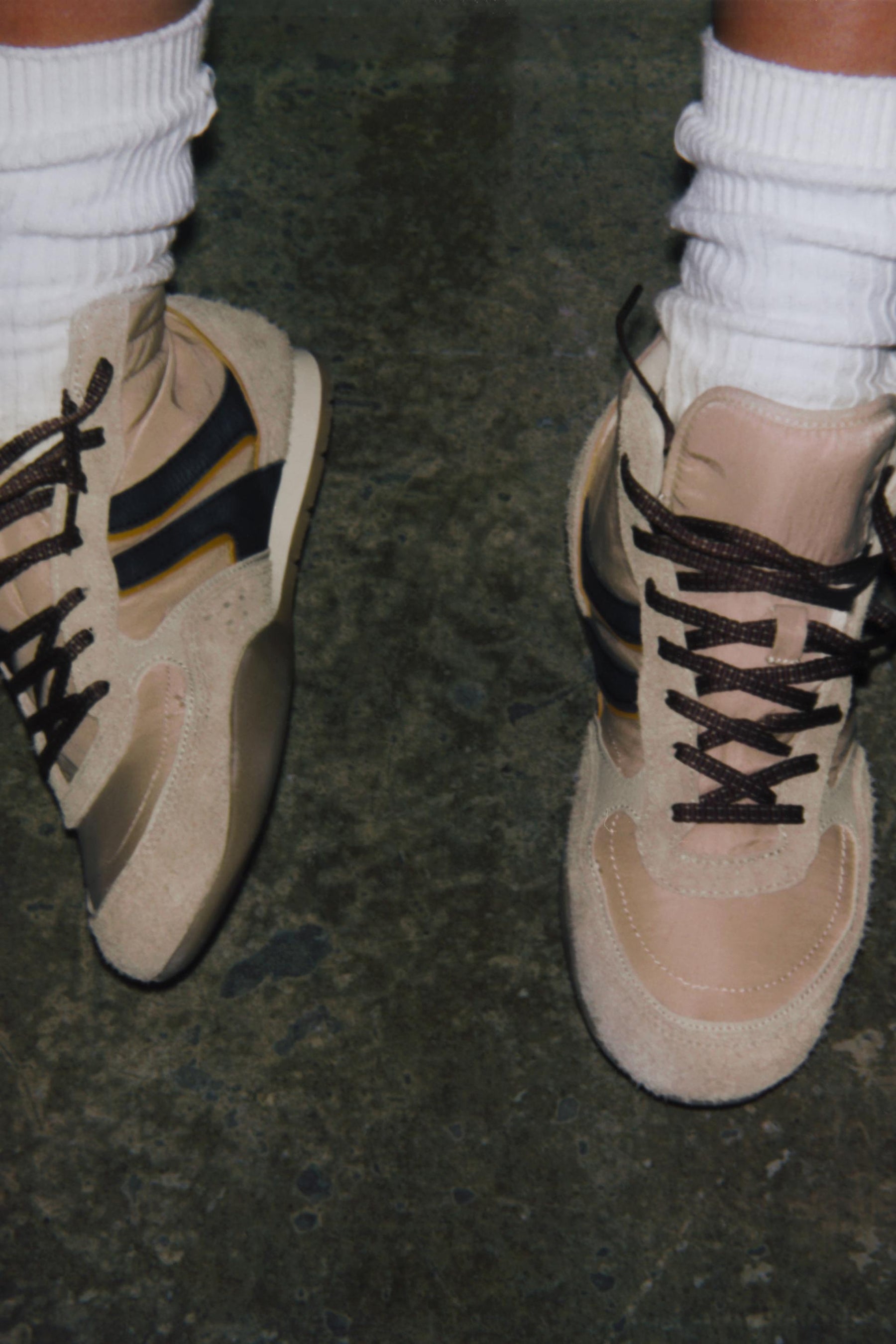 Colourful High-Top Trainers