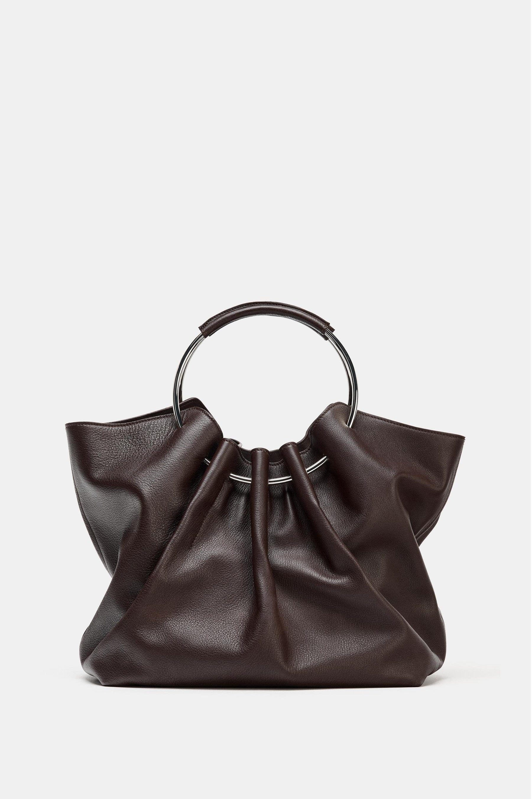 Leather Bucket Bag