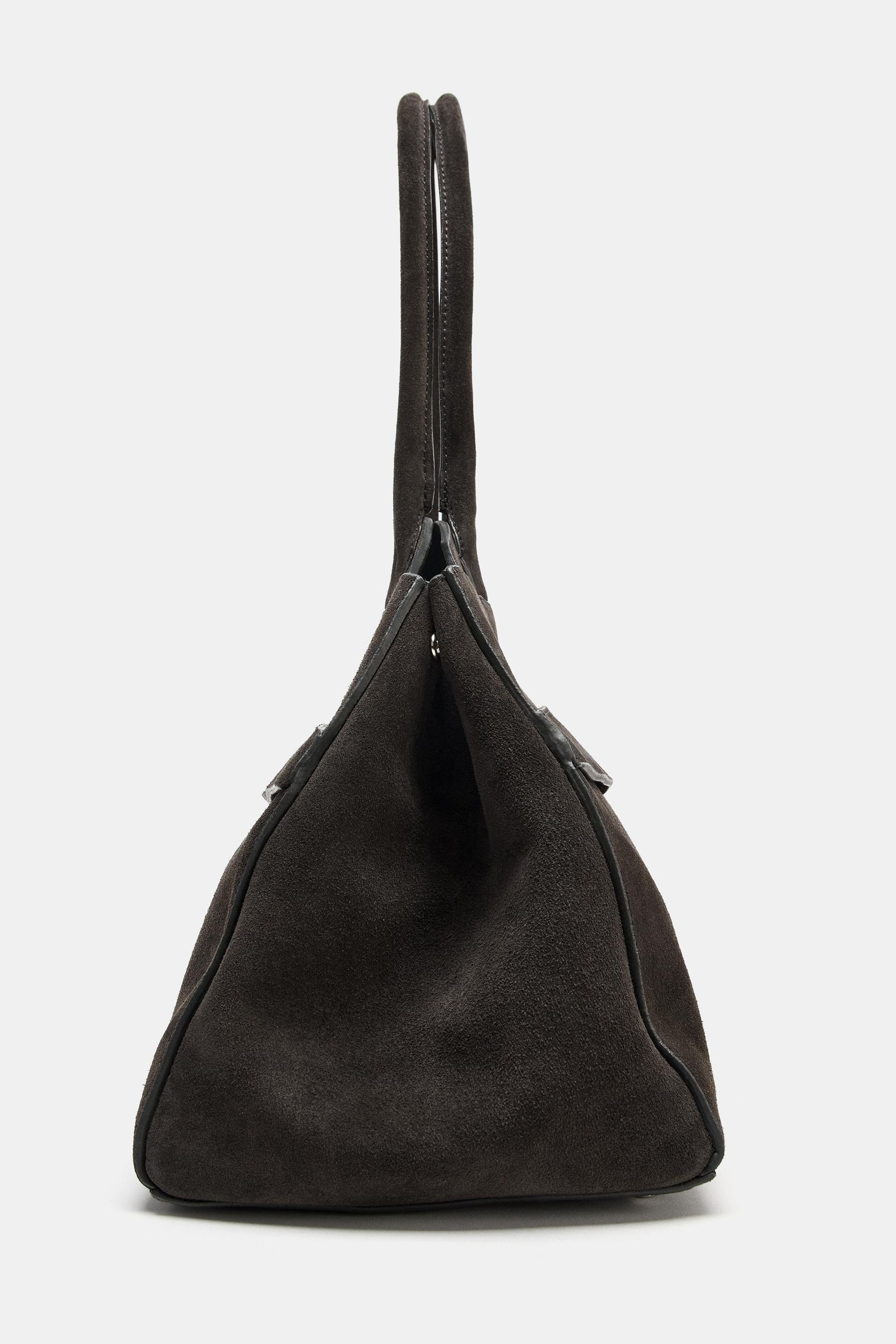 SUEDE SHOULDER BAG