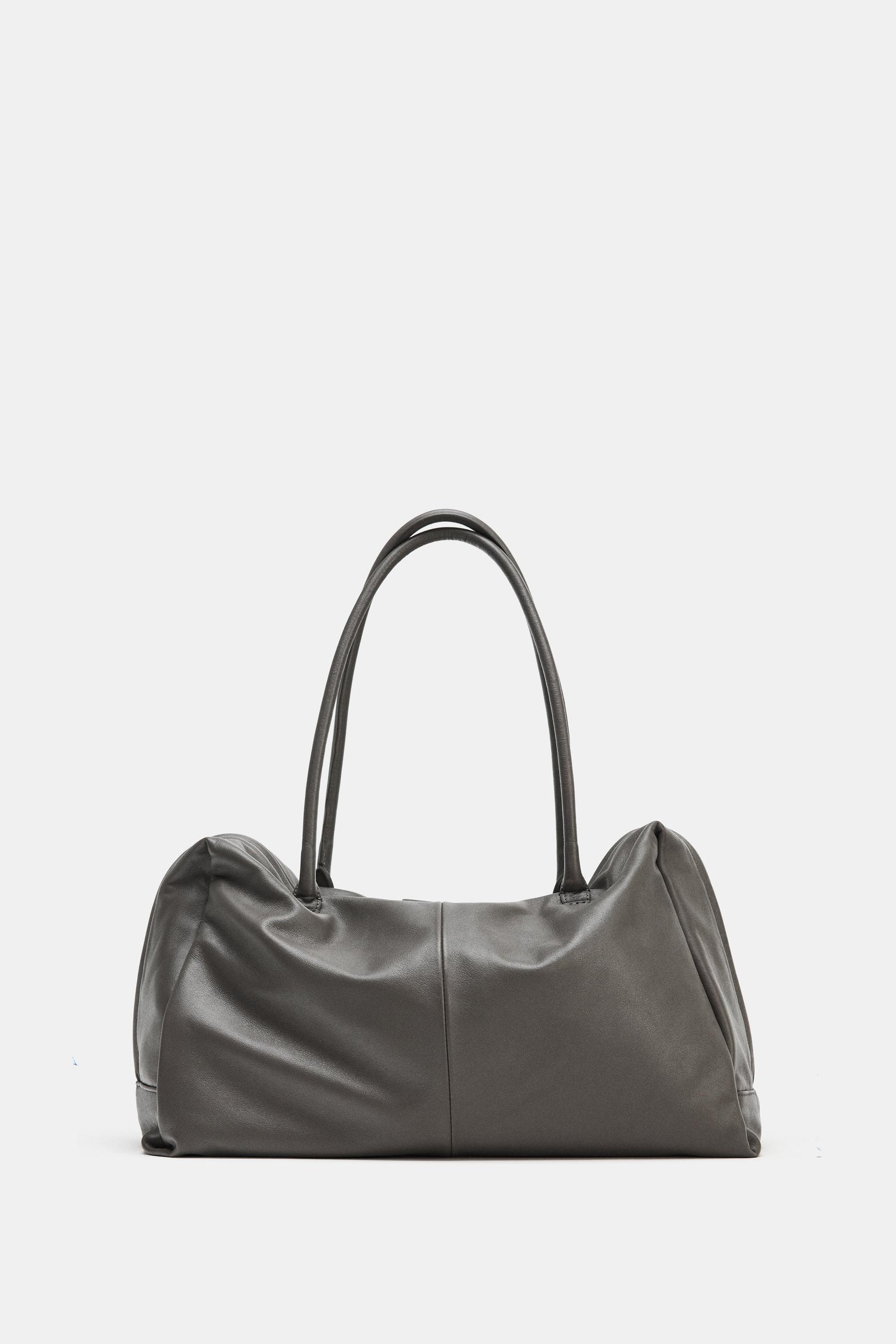 Leather Bowling Bag