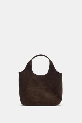 LEATHER MINI TOTE BAG