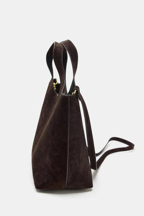 LEATHER MINI TOTE BAG