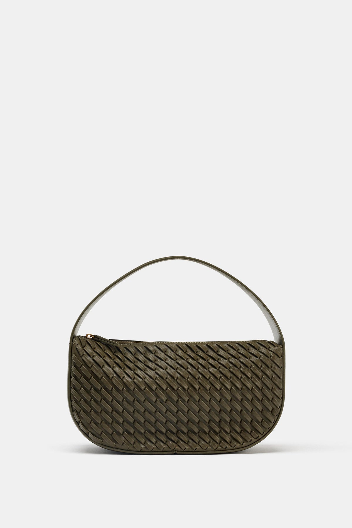 WOVEN EFFECT HANDBAG