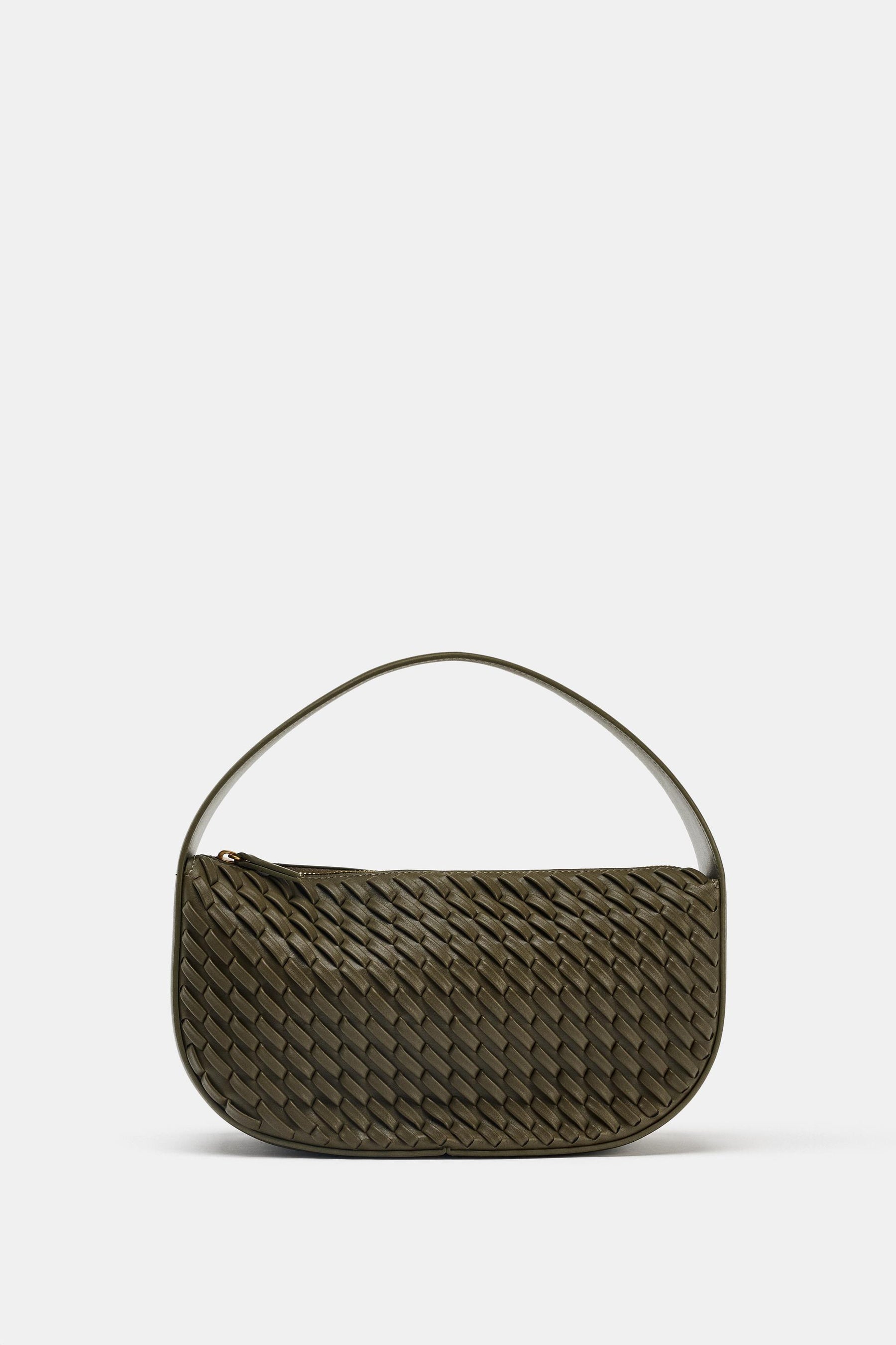 WOVEN EFFECT HANDBAG