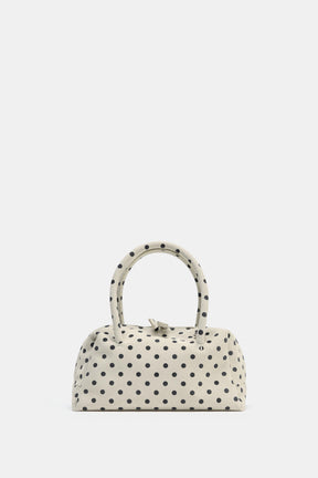 Printed Split Suede Bag
