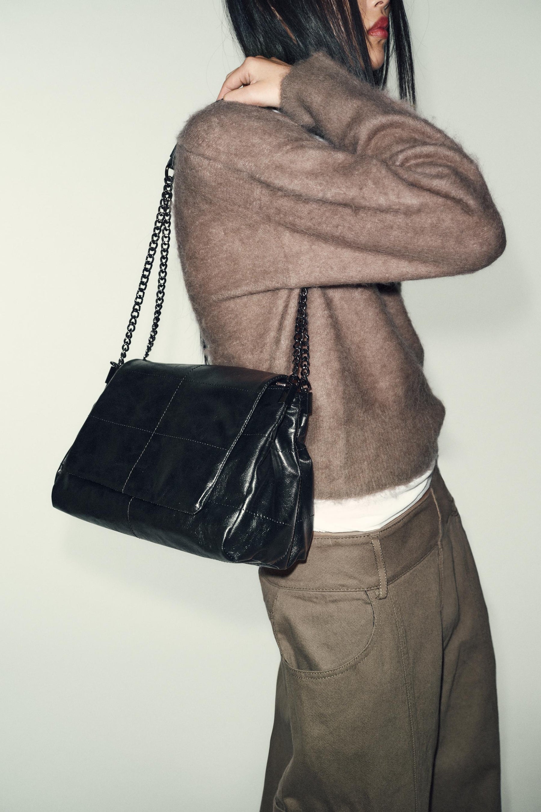 Shoulder Bag with Flap