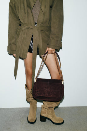 LEATHER SHOULDER BAG