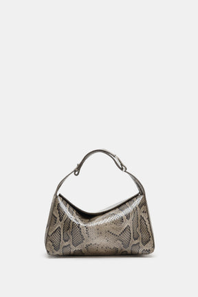 LEATHER ANIMAL PRINT HANDBAG