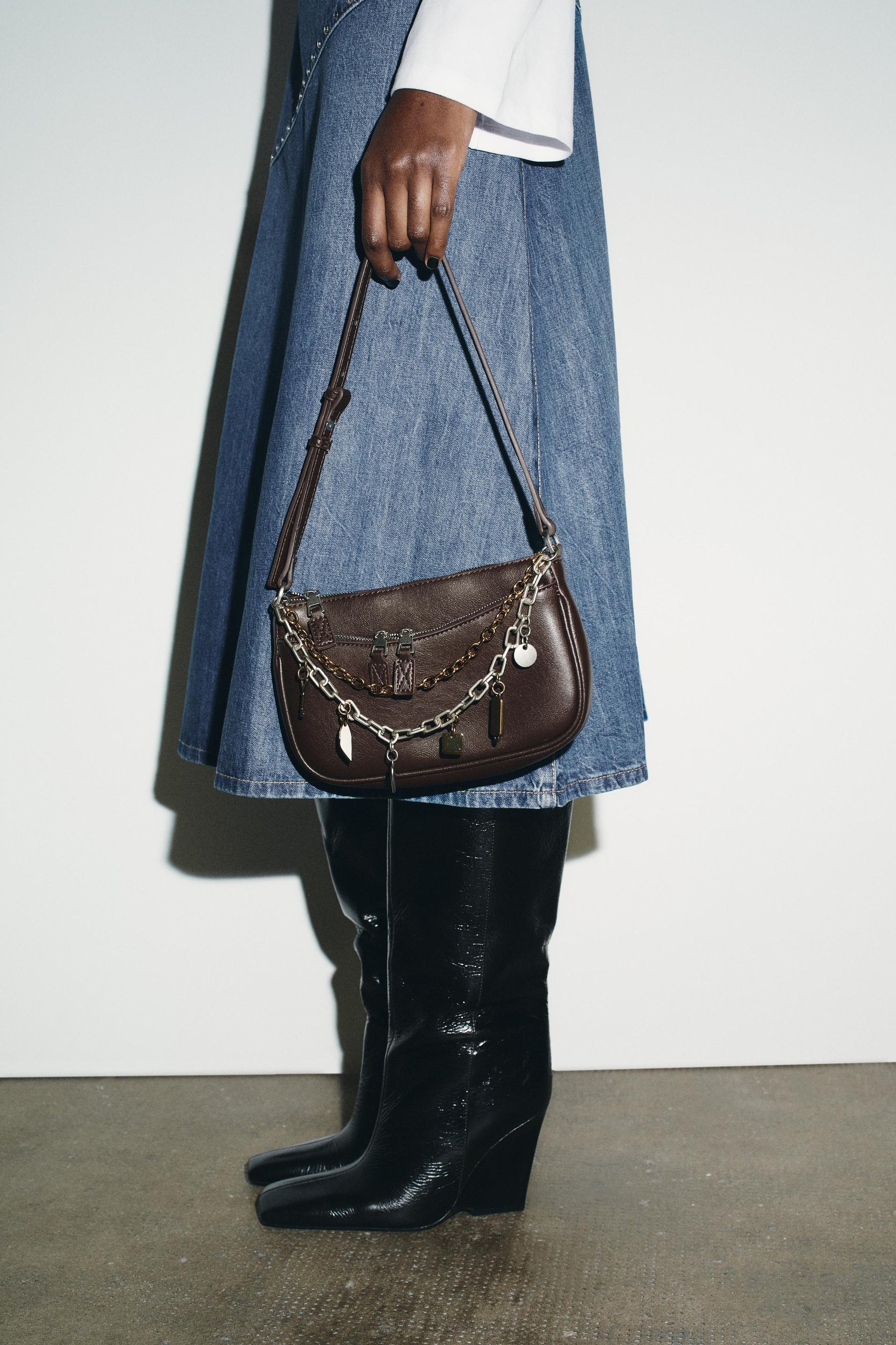 Crossbody Bag with Charm