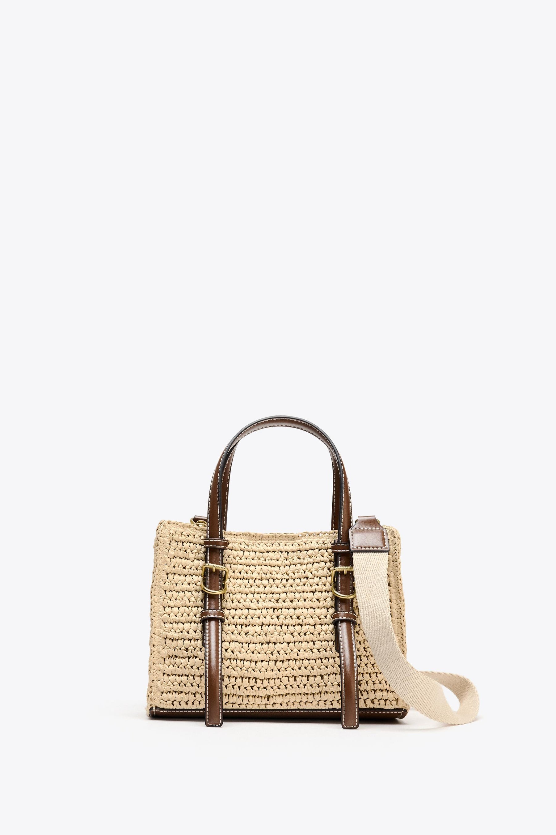 Woven Mini Tote Bag