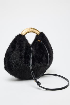 Faux Fur Handbag with