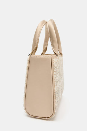 Faux Pearl Handbag