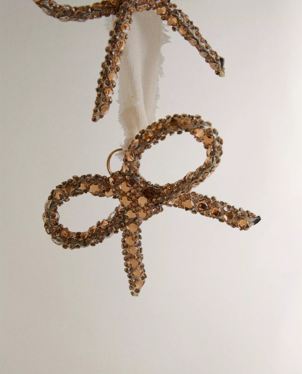 Cascading Bow Ornament