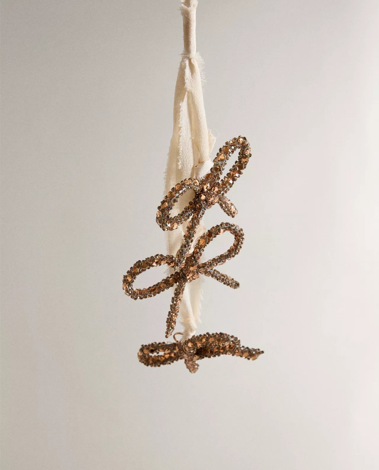 Cascading Bow Ornament