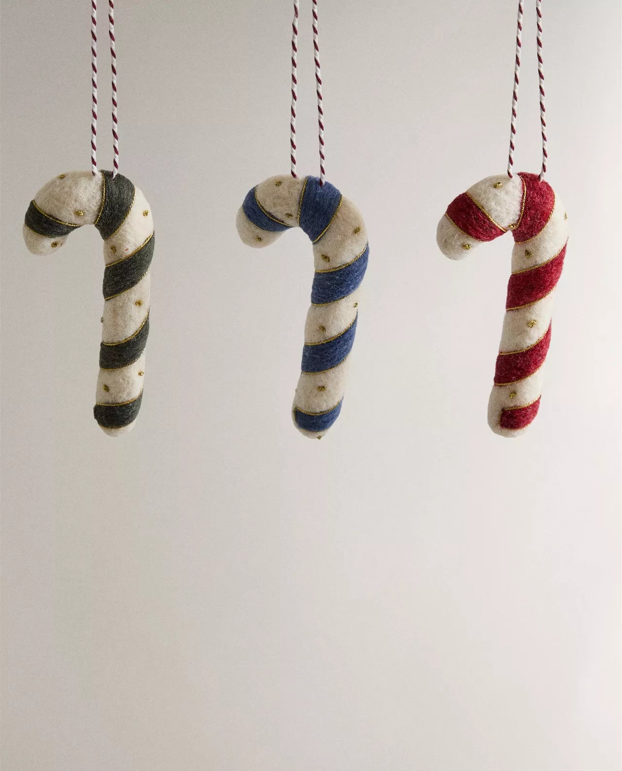 Wool Candy Canes