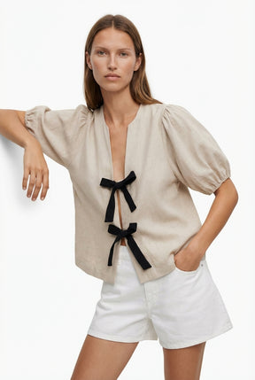 Mid-Waist Mom Fit Shorts