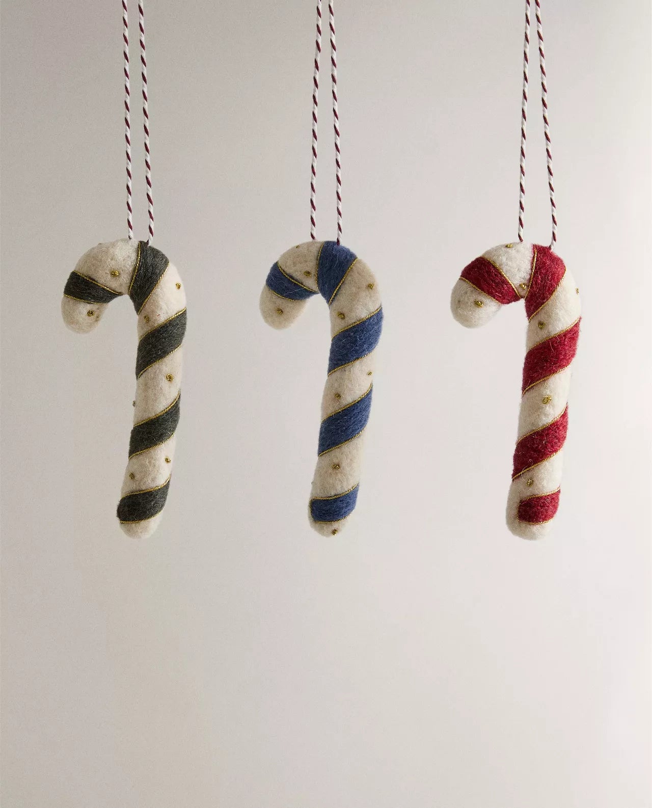 Wool Candy Canes