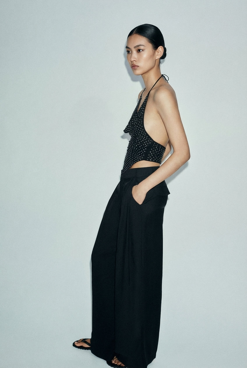 Tulle Embellished Top