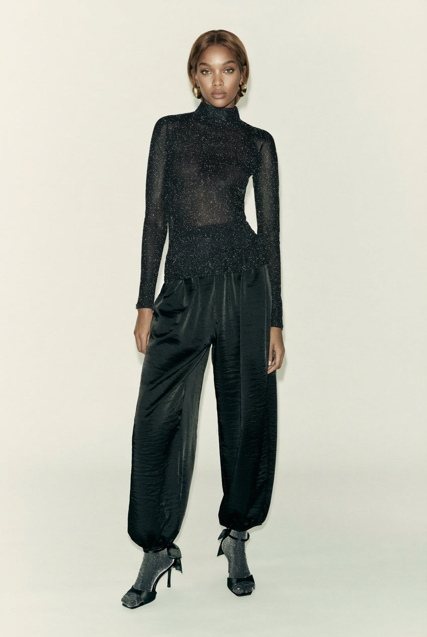 METALLIC THREAD SHIRT